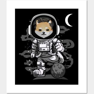 Astronaut Dogelon Mars Coin To The Moon Crypto Token Cryptocurrency Wallet Birthday Gift For Men Women Kids Posters and Art